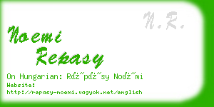 noemi repasy business card